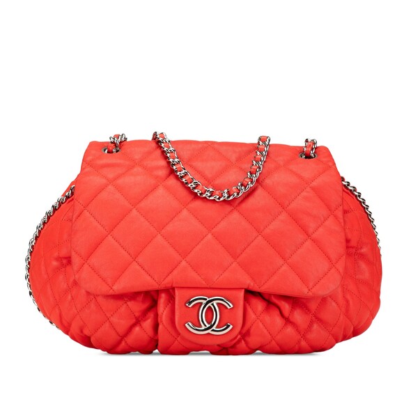 Chanel Handbags - Auth Chanel Large Quilted Lambskin #230519C20B